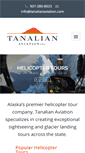 Mobile Screenshot of anchoragehelicoptertours.com